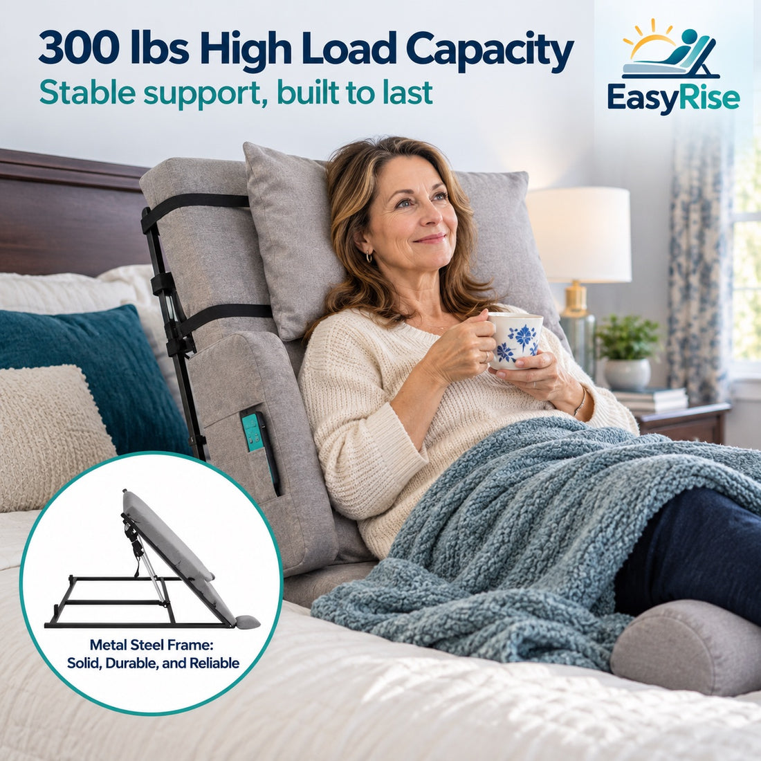 300 lbs weight capacity steel frame